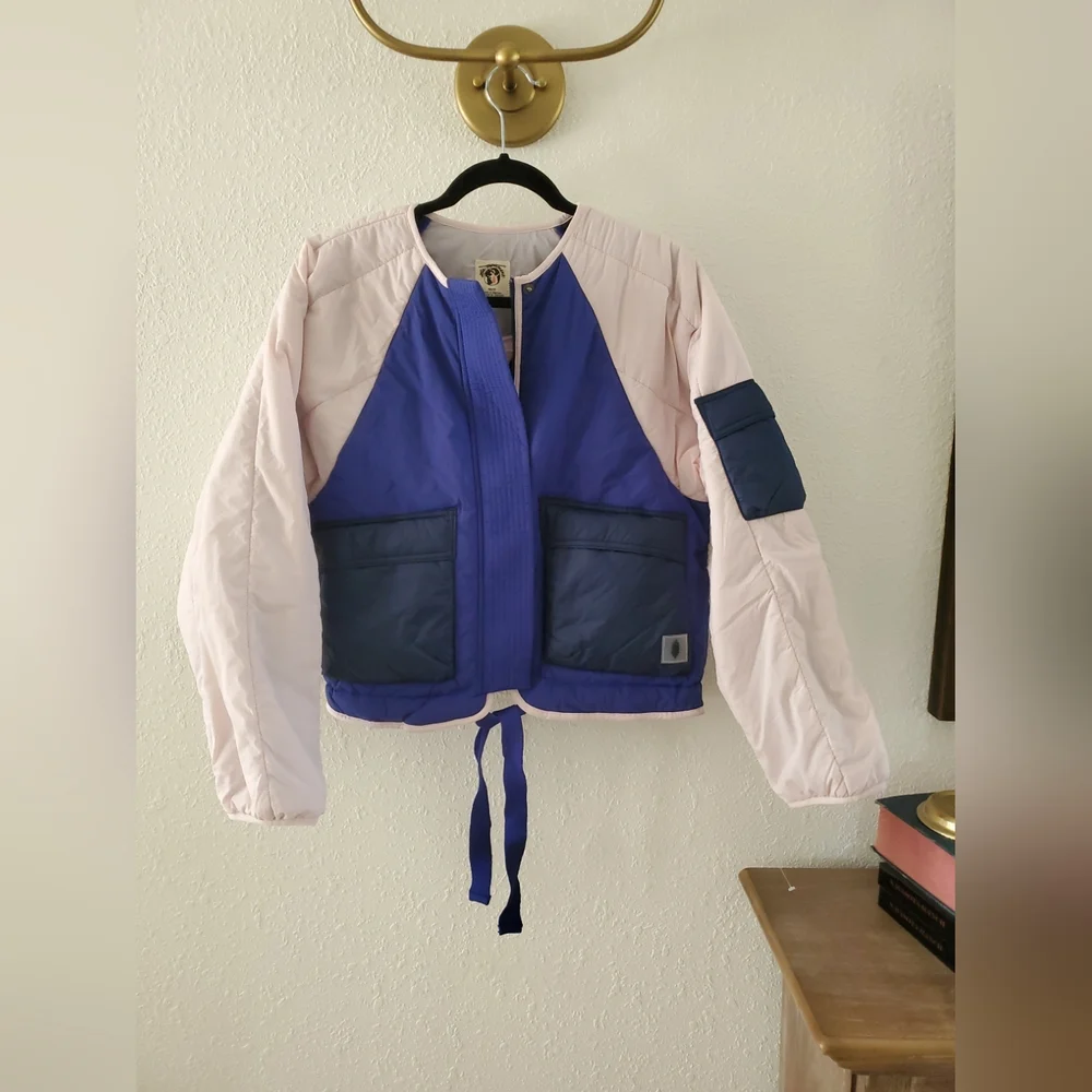 Free People Movement Outta Left Field Jacket in Sapphire Skies Combo Size XS TP